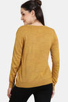 Zivame Comfy Knits Loungewear Top - Nugget Gold — thumbnail 4